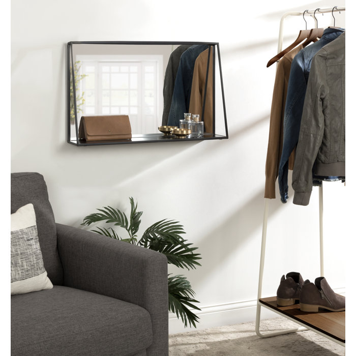 Latitude Run® Modern & Contemporary Accent Mirror with Shelf & Reviews
